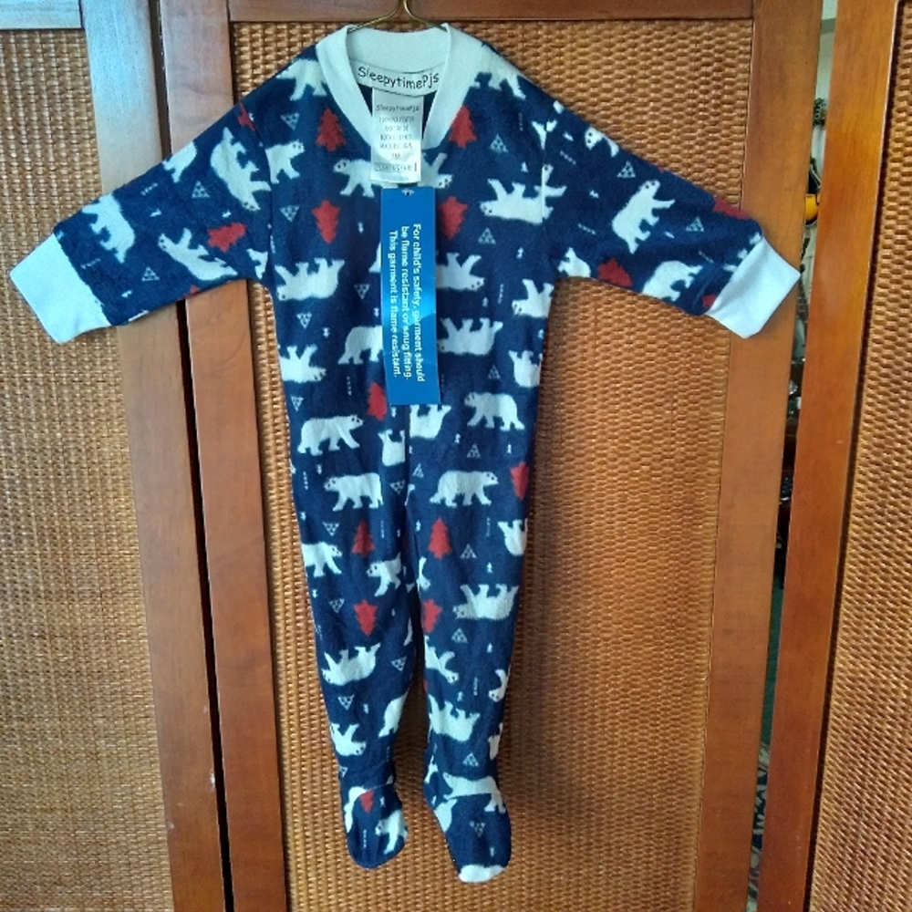 Sleepy time PJ'S 3M red white and blue